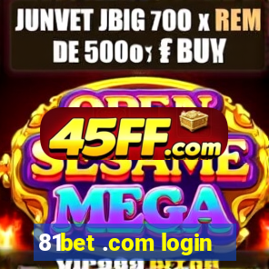 81bet .com login